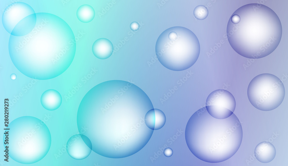 Abstract illustration with blurred drops. For flyer, brochure, booklet and websites design Bright Gradient Color Vector illustration. Abstract illustration with blurred drops. For flyer, brochure, booklet and websites design Bright Gradient Color Vector illustration.
