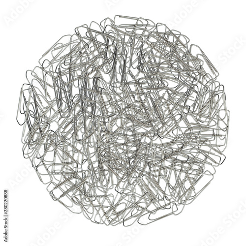 paper clip circle photo