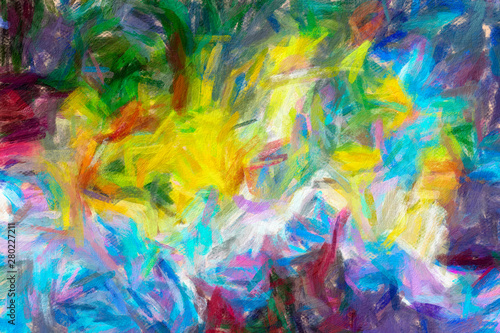 Wallpaper Mural Abstract painting art for sale. Stock. Hand drawn on canvas. Multi color artistic background. Pattern for design handmade printed production. Art print for canvas or poster. Unusual modern texture. Torontodigital.ca