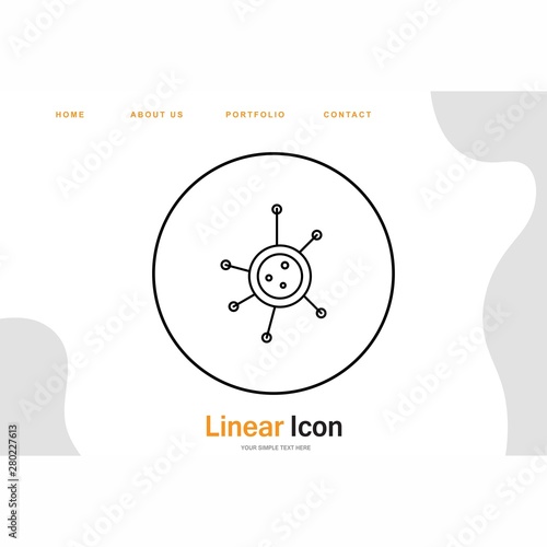 Virus icon for your project