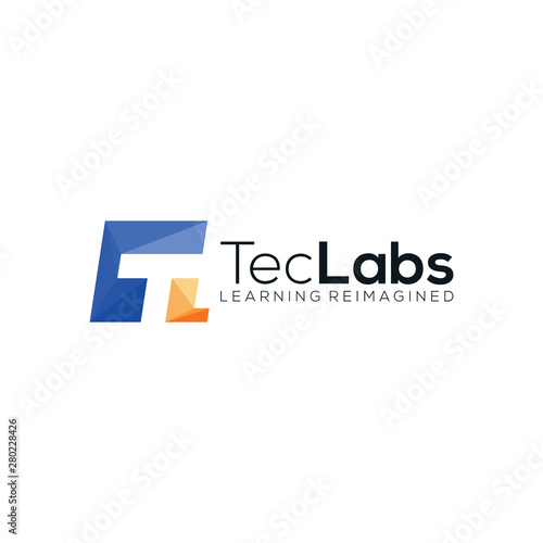 Tec labs Initial TL logo design modern for technology