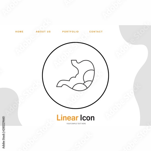 Stomach icon for your project
