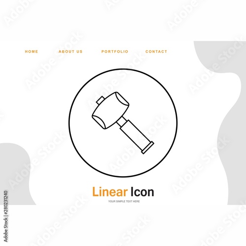 Sledgehammer icon for your project