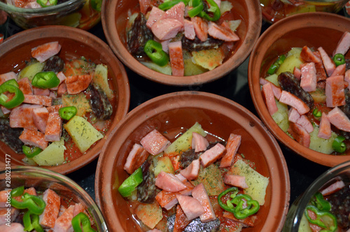 Homemade food - A Portion of Improvised Traditional Food (Gyuvetche) from Yambol, Bulgaria