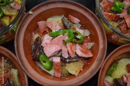 Homemade food - A Portion of Improvised Traditional Food (Gyuvetche) from Yambol, Bulgaria