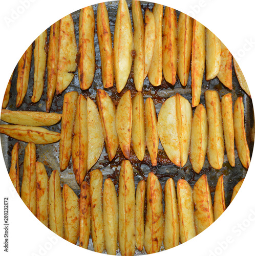 Homemade food - baked potatoes