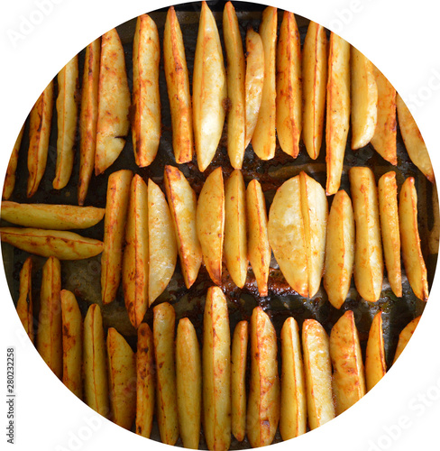 Homemade food - baked potatoes