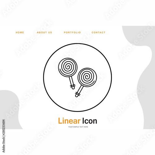 Lollypop icon for your project
