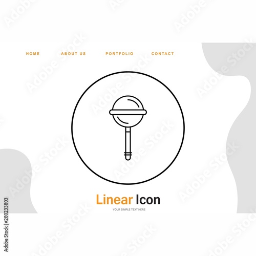 Lollypop icon for your project