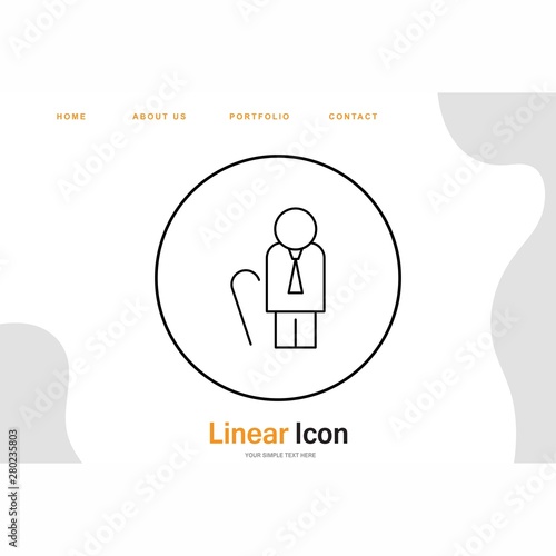 Retirement icon for your project