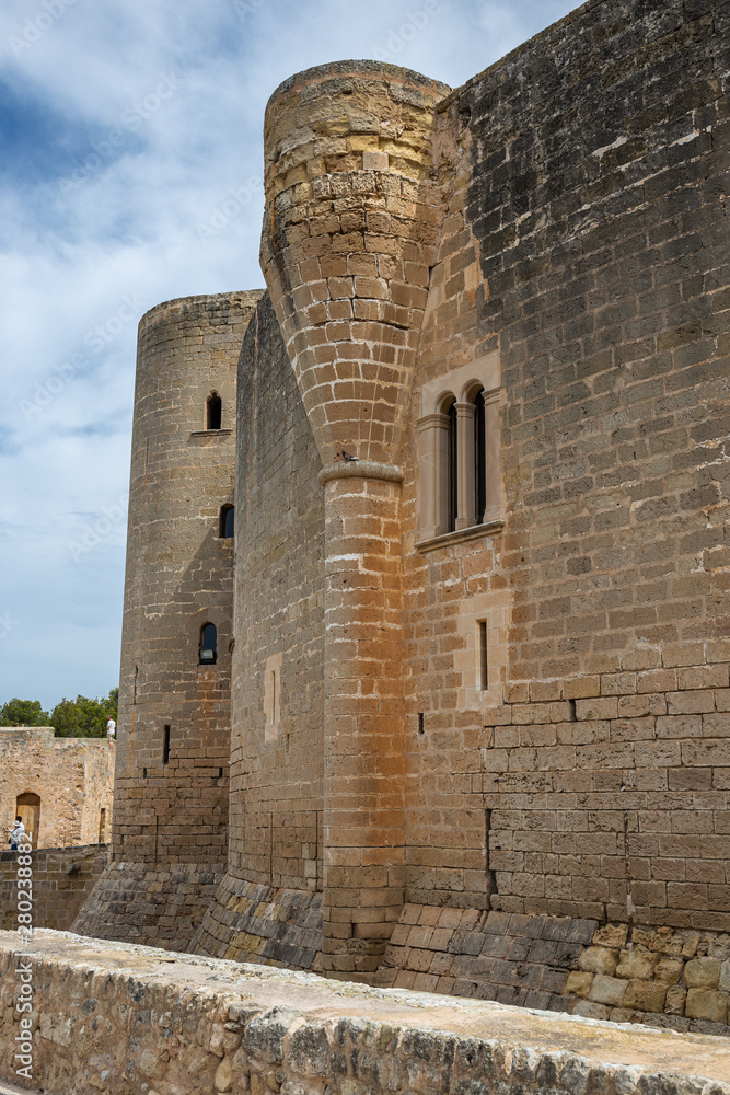 Bellver Castle in Palma-de-Mallorca, Spain