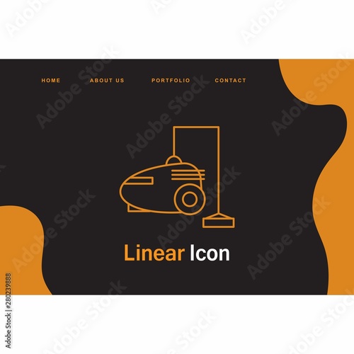  Vaccum cleaner icon for your project