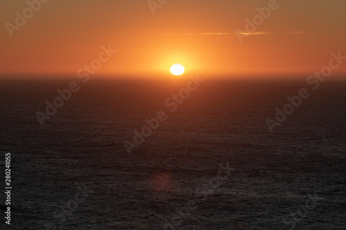 Sunset from the Vilar lighthouse.