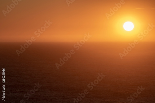 Sunset from the Vilar lighthouse.