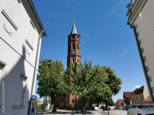 Kirchturm Sankt Johannis in Niemegk im Kreis Potsdam Mittelmark in Brandenburg photo