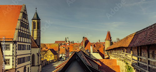 Stadtansicht von Rothenburg ob der Tauber Deutschland