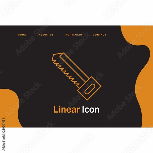Handsaw icon for your project
