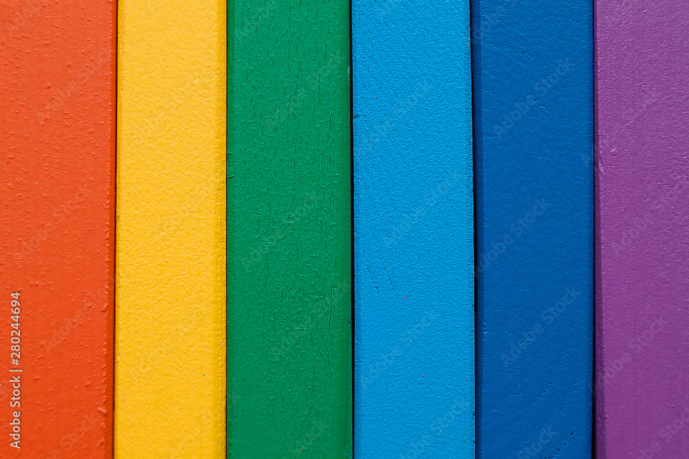 wooden background. colored vertical stripes wooden background. colored vertical stripes
