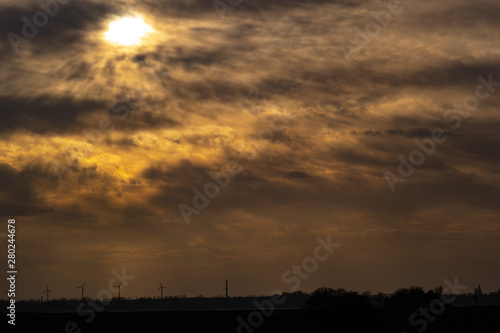 Sonne und Wolken