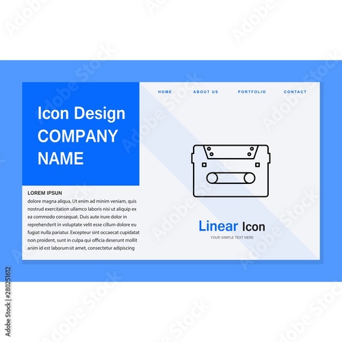 Audio Tape icon for your project