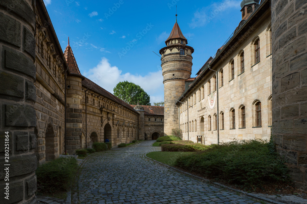 Lichtenau,Germany,9,2015:Fortress amazing place with a long history