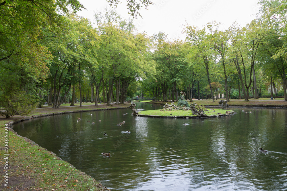 Bayreuth,Germany,9,2015;German city located on the banks of the river Meno Red