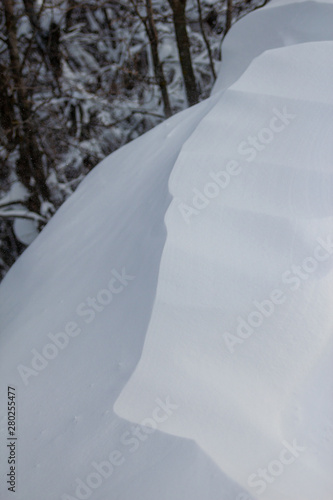 snow winter wind dune mountain landscape