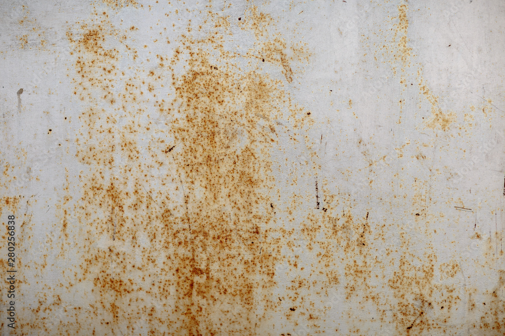 Poorly painted metal surface,shot on a Sunny summer day Poorly painted metal surface,shot on a Sunny summer day