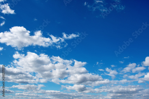 Fototapeta Naklejka Na Ścianę i Meble -  White clouds in blue sky.