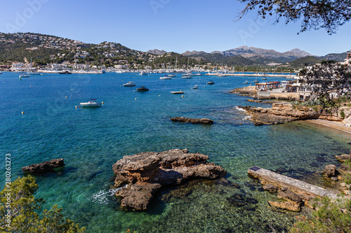 General view of port Andratx , Mallorca © arbalest