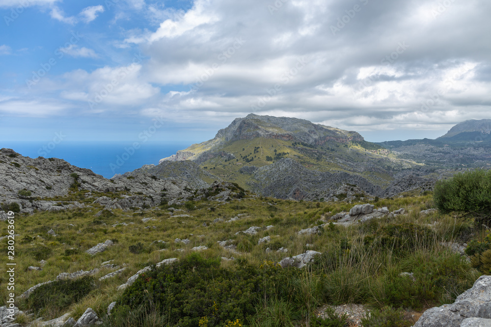 landscape of Sierra de Tramuntana, Mallorca, Spain