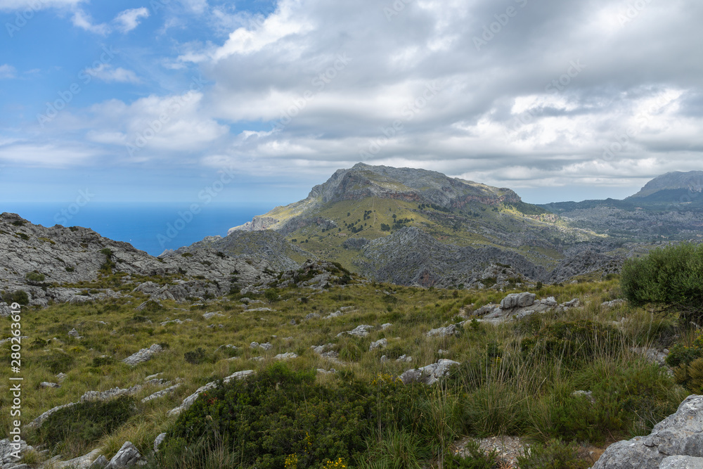 landscape of Sierra de Tramuntana, Mallorca, Spain landscape of Sierra de Tramuntana, Mallorca, Spain