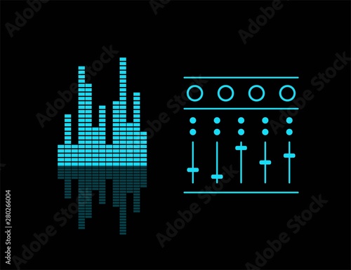 mixer audio console icon