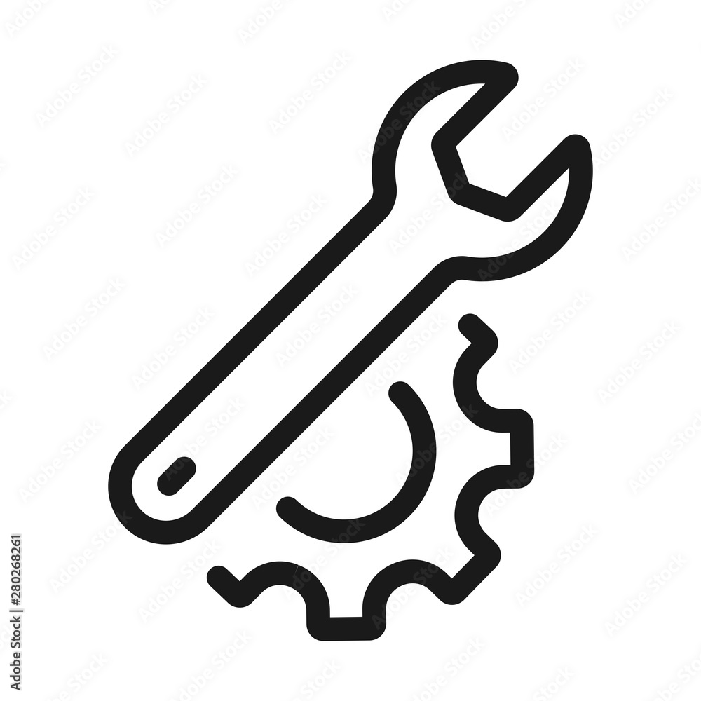 setup - minimal line web icon. simple vector illustration. concept for infographic, website or app. setup - minimal line web icon. simple vector illustration. concept for infographic, website or app.