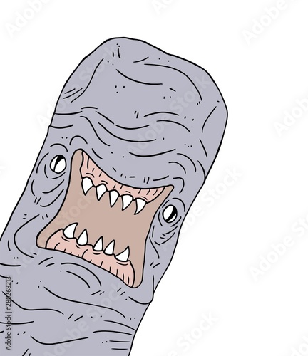 angry mutant worm