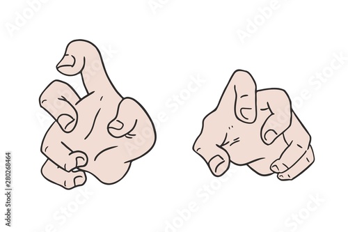 magician hands illustration