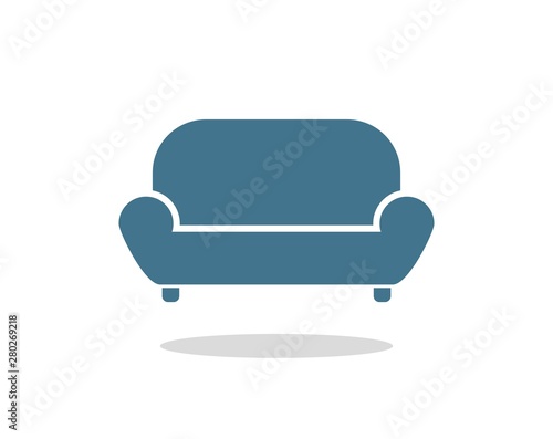 Creative design of sofa illustration