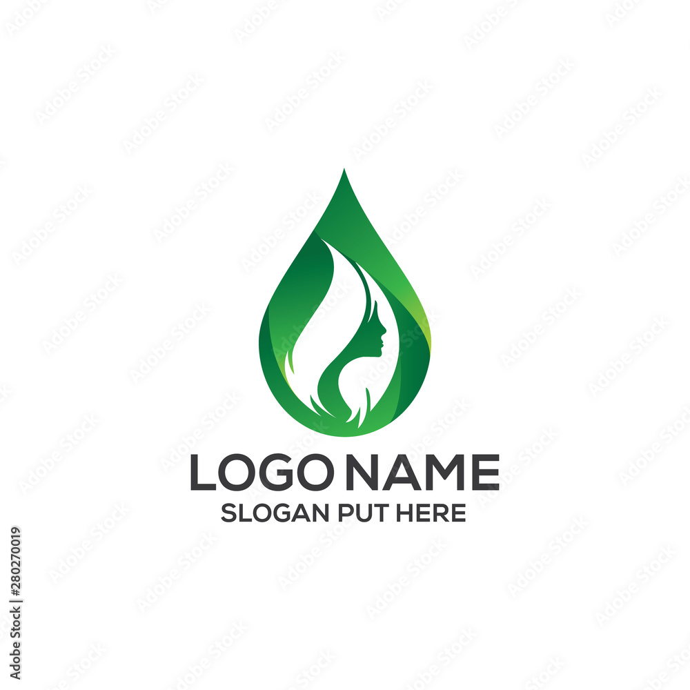 Olive oil logo design template