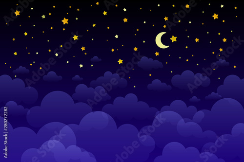abstract background with stars
