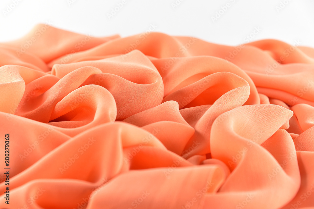 Thin chiffon fabric as an abstract background Thin chiffon fabric as an abstract background