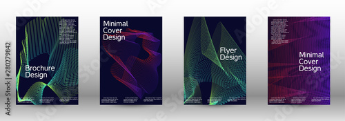 Cover design template set 