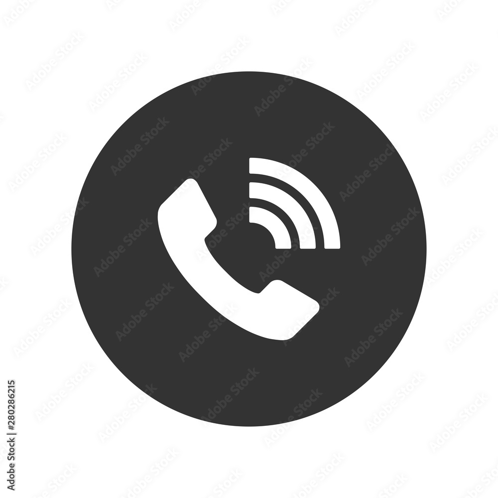Phone call vector icon Phone call vector icon