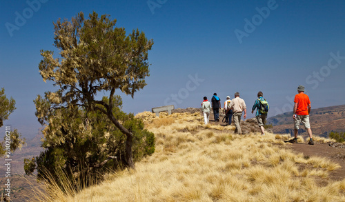 Zona de Chennek, Montañas Simien, Etiopia, Africa photo