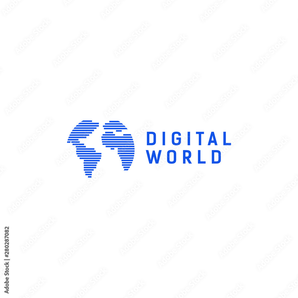 digital world logo digital world logo
