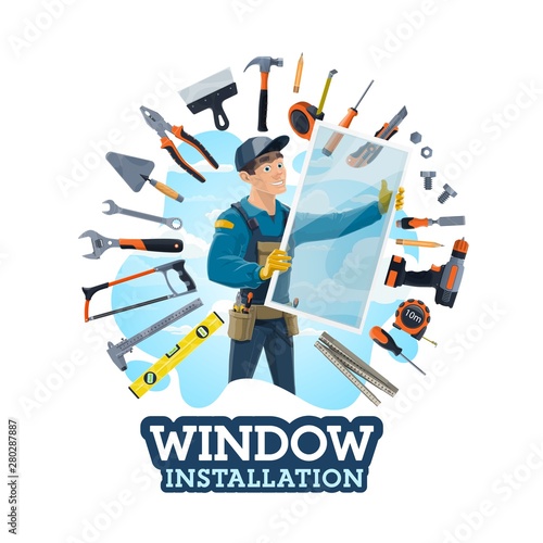 Installation of windows, installer and work tools