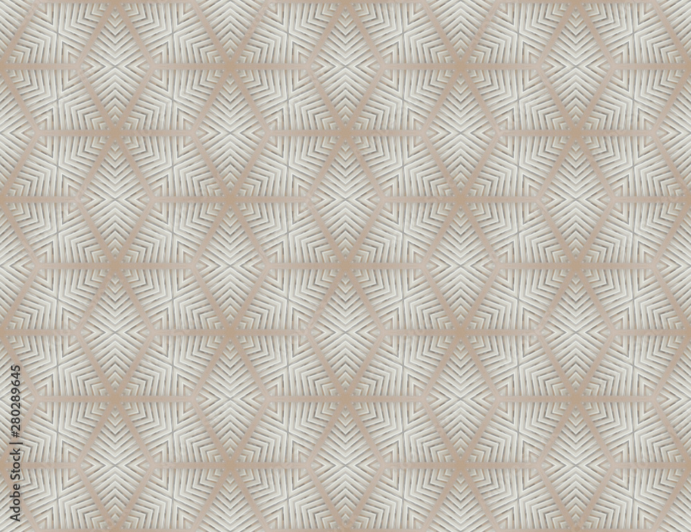 Seamless abstract raster pattern with dark and light lines with rhombuses and circles with motif fabric texture Seamless abstract raster pattern with dark and light lines with rhombuses and circles with motif fabric texture