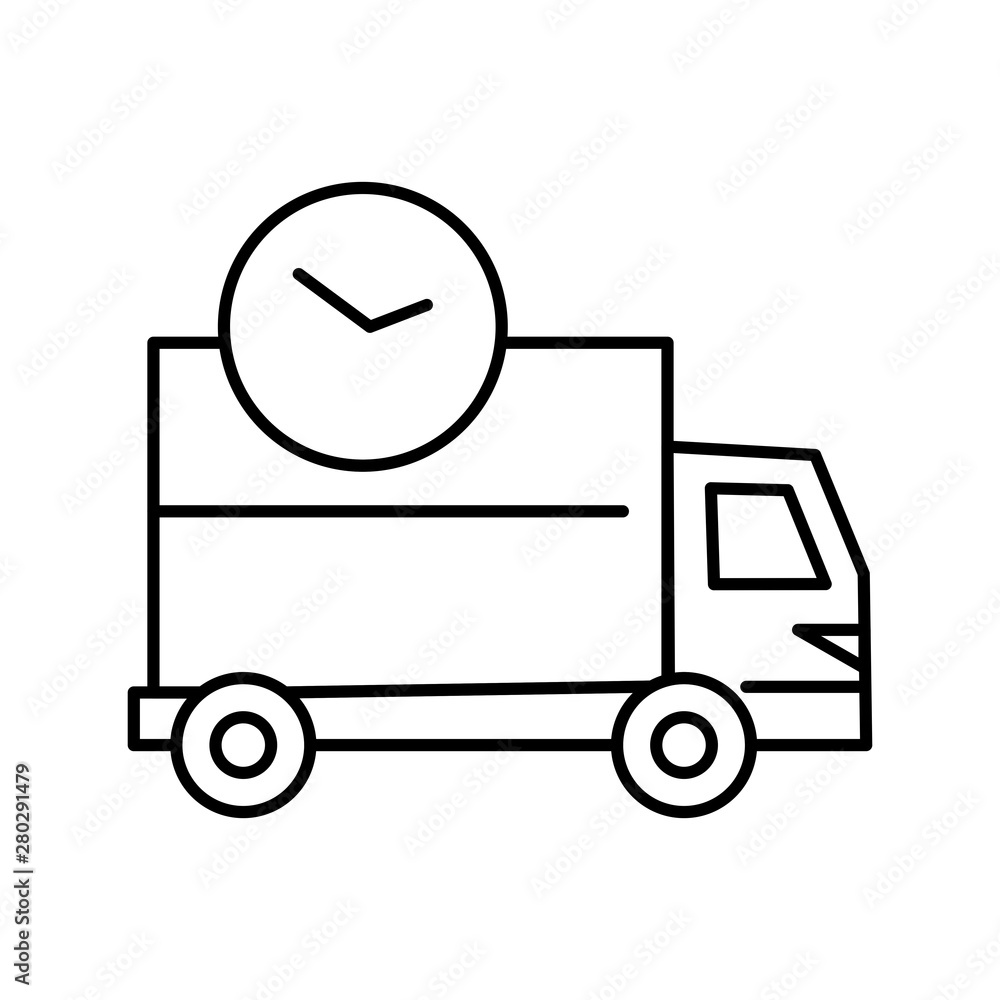 Fast Delivery Truck icon for your project Fast Delivery Truck icon for your project