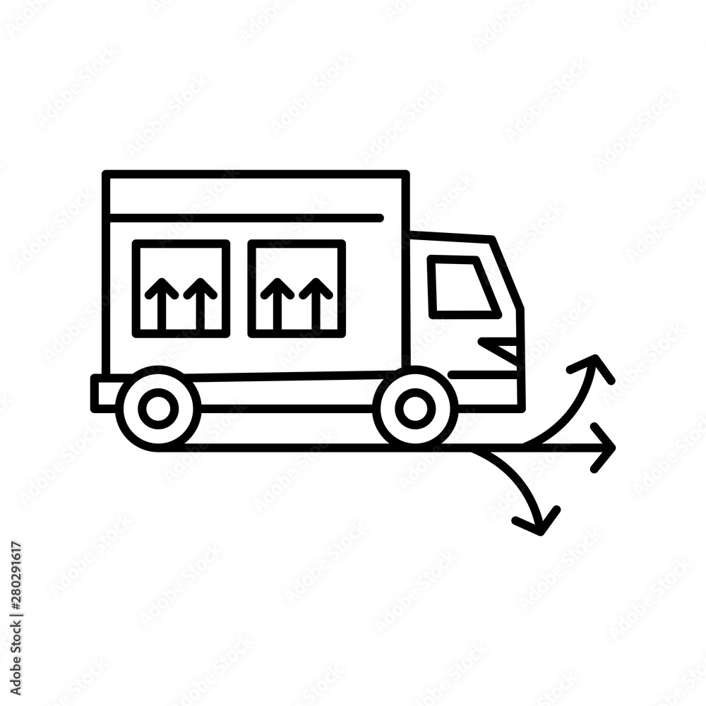 Delivery Truck icon for your project