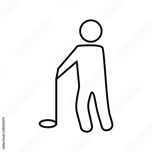  Golf Player icon for your project