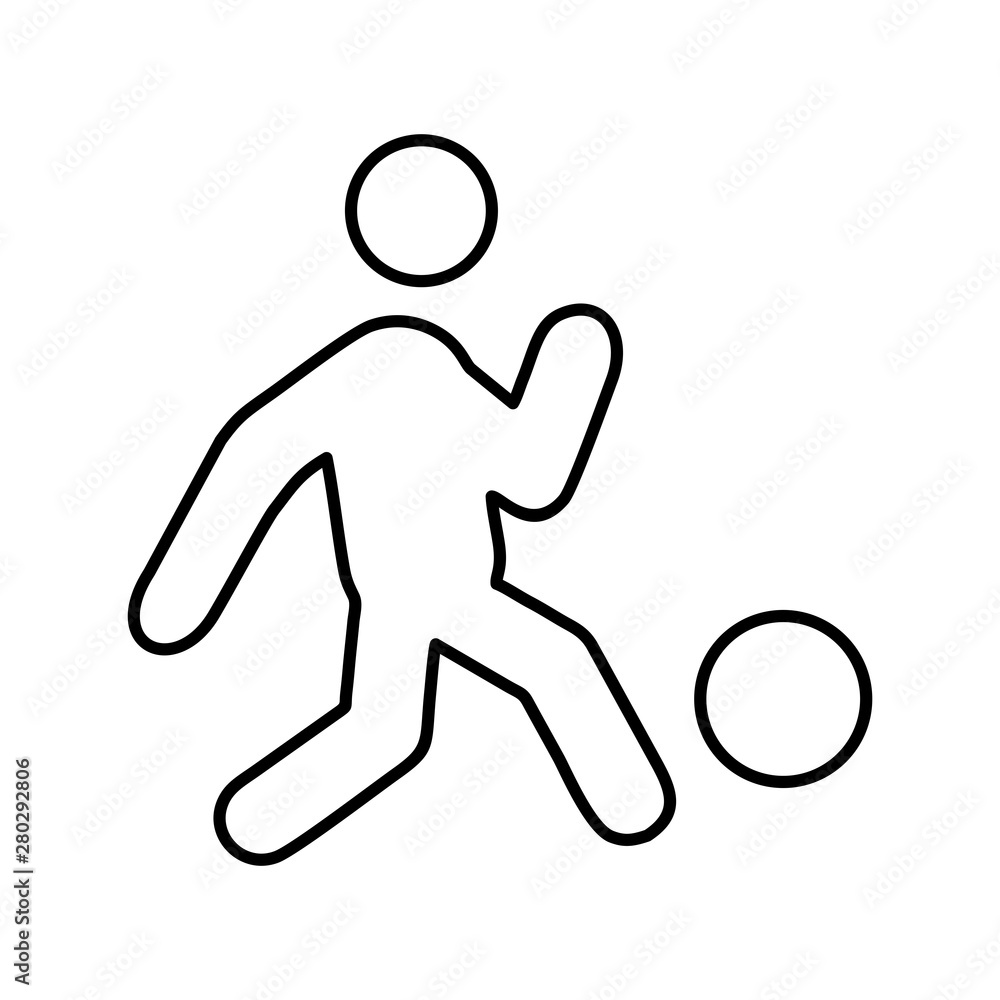Foot Ball Player icon for your project